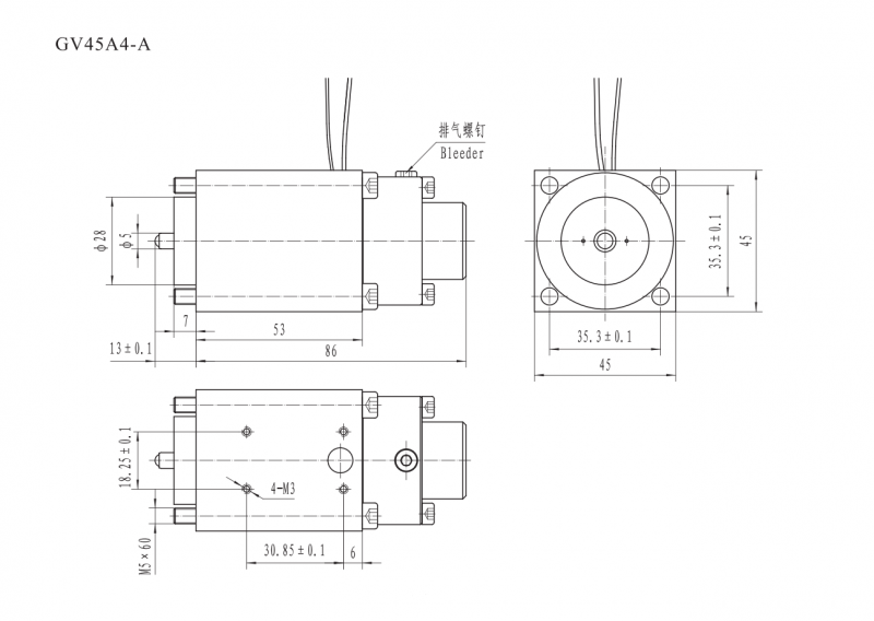 GV45-4-A系列比例阀用电磁铁